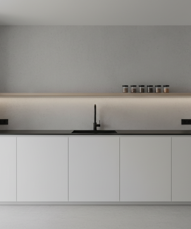 Cocina en estilo Minimalista generado con IA