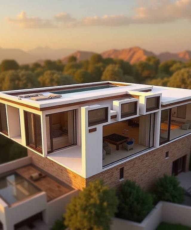 Villa mediterránea — 236 m² útiles