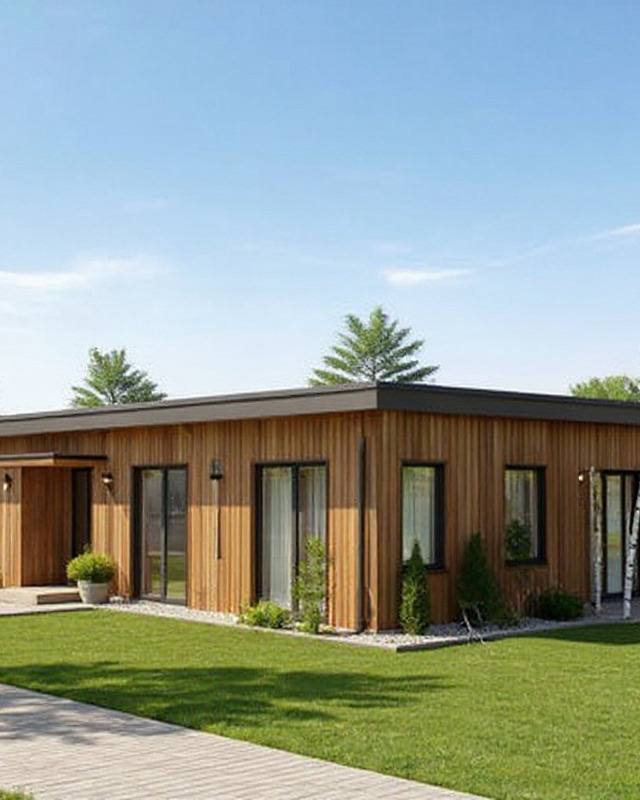 Refugio de madera — 291 m² útiles